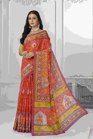 Look Pretty Wearing This Lovely Designer Saree