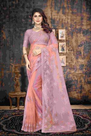 Look Pretty Wearing This Lovely Designer Saree