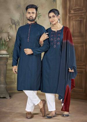 Shine Bright In This  Designer Readymade COUPLE Combo Collection  Here