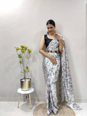 Look Pretty Wearing This Lovely Designer Ready To Wear Saree