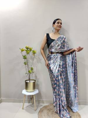 Look Pretty Wearing This Lovely Designer Ready To Wear Saree