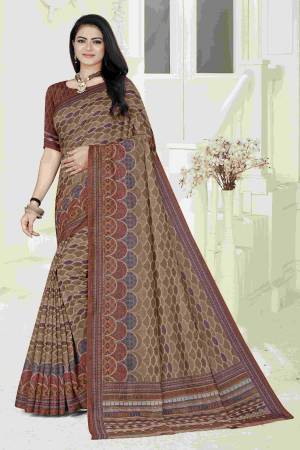 Look Pretty Wearing This Lovely Designer Saree