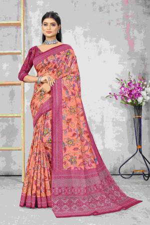 Look Pretty Wearing This Lovely Designer Saree