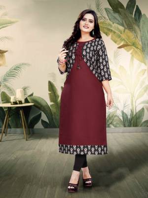 Shine Bright In This Beautiful Designer Readymade  kurti 