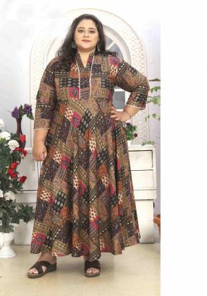 Shine Bright In This Beautiful Designer Readymade Long  kurti 
