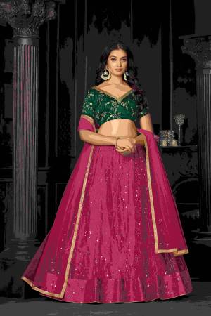 New And Unique Shade Semistiched  Lehangas Choli  Is Here