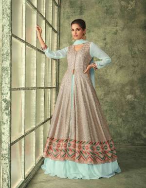 Shine Bright In This Beautiful  Designer Semistiched  Suit Collection