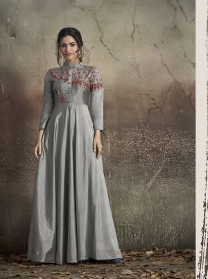 Look Pretty Wearing This Lovely Designer Readymade  Gown Here