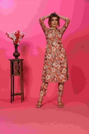 Shine Bright In This Beautiful Designer Readymade  kurti 