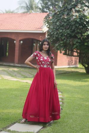 Look Pretty Wearing This Lovely Designer Readymade  Gown Here