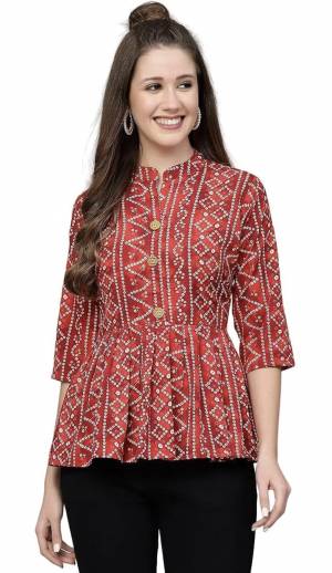 Shine Bright In This Beautiful Designer Readymade  kurti 