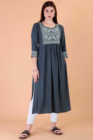 Shine Bright In This Beautiful Designer Readymade  kurti 