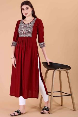 Shine Bright In This Beautiful Designer Readymade  kurti 