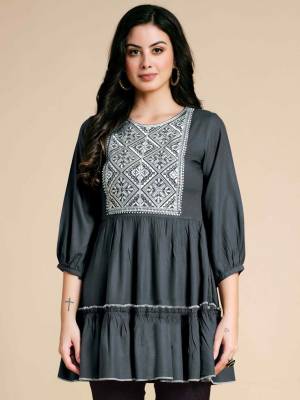 Shine Bright In This Beautiful Designer Readymade  kurti 