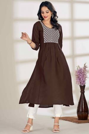 Shine Bright In This Beautiful Designer Readymade  kurti 