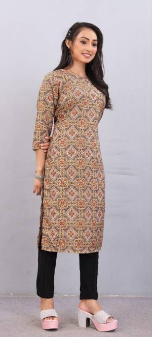 Shine Bright In This Beautiful Designer Readymade  kurti 