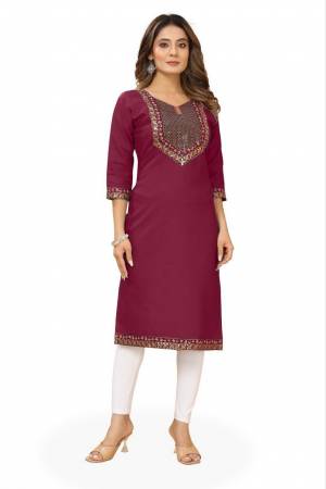 Shine Bright In This Beautiful Designer Readymade  kurti 