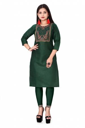 Shine Bright In This Beautiful Designer Readymade  kurti 