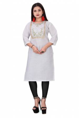 Shine Bright In This Beautiful Designer Readymade  kurti 