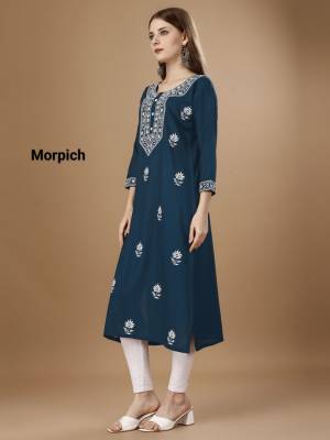 Shine Bright In This Beautiful Designer Readymade  kurti 