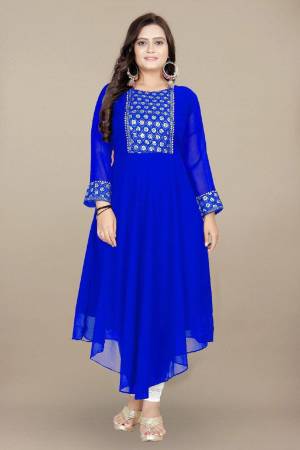 Shine Bright In This Beautiful Designer Readymade  kurti 