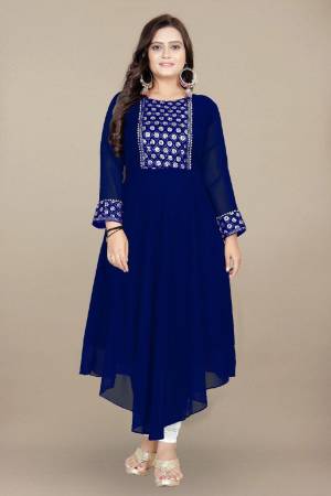 Shine Bright In This Beautiful Designer Readymade  kurti 