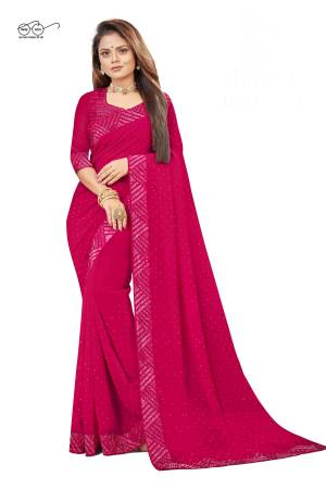 Look Pretty Wearing This Lovely Designer  Saree