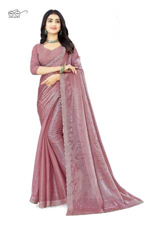 Look Pretty Wearing This Lovely Designer  Saree