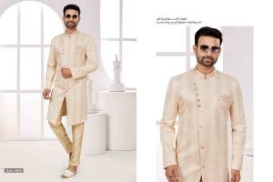 Shine Bright In This Designer Readymade Mens Wear Kurta Here