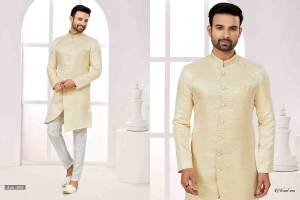 Shine Bright In This Designer Readymade Mens Wear Kurta Here