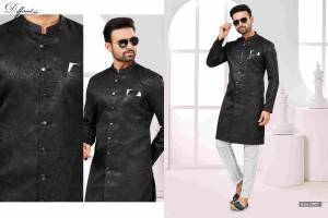 Shine Bright In This Designer Readymade Mens Wear Kurta Here