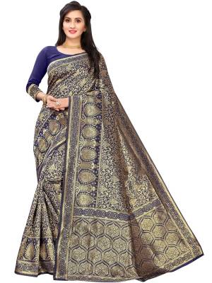 Look Pretty Wearing This Lovely Designer   Saree