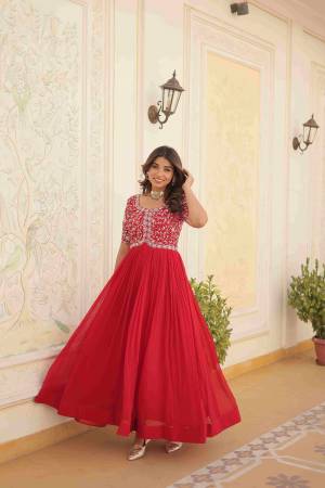 Look Pretty Wearing This Lovely Designer Readymade  Gown Here