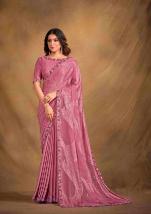 Look Pretty Wearing This Lovely Designer  Saree