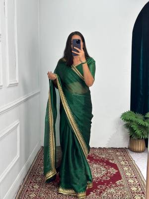 Look Pretty Wearing This Lovely Designer  Saree