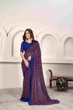 Look Pretty Wearing This Lovely Designer  Saree