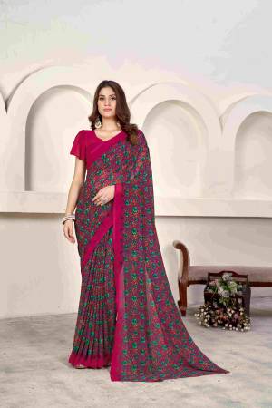 Look Pretty Wearing This Lovely Designer  Saree