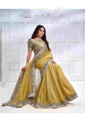 Look Pretty Wearing This Lovely Designer  Saree