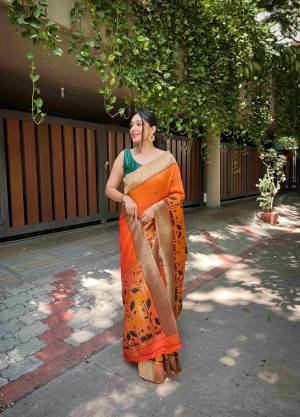 Look Pretty Wearing This Lovely Designer  Saree