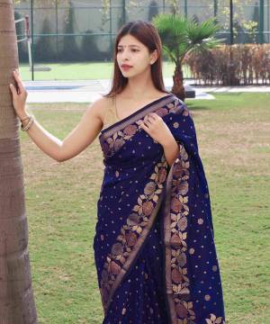 Look Pretty Wearing This Lovely Designer  Saree