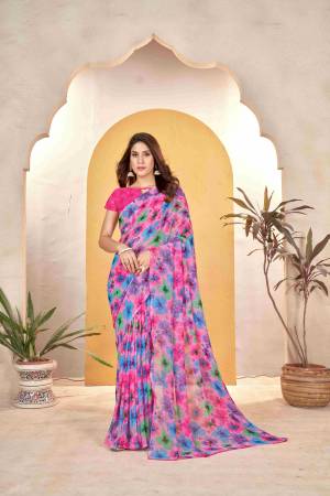 Look Pretty Wearing This Lovely Designer  Saree