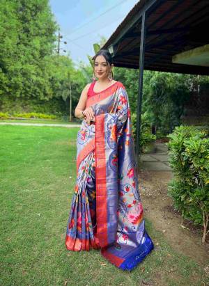 Look Pretty Wearing This Lovely Designer  Saree