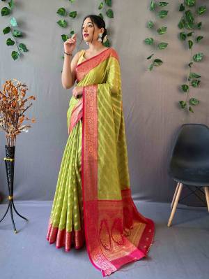 Look Pretty Wearing This Lovely Designer  Saree