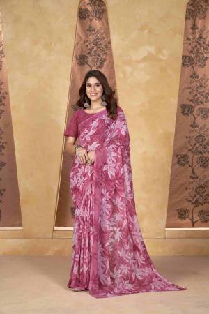 Look Pretty Wearing This Lovely Designer  Saree