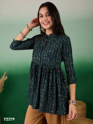 Shine Bright In This Beautiful Designer Readymade  kurti 