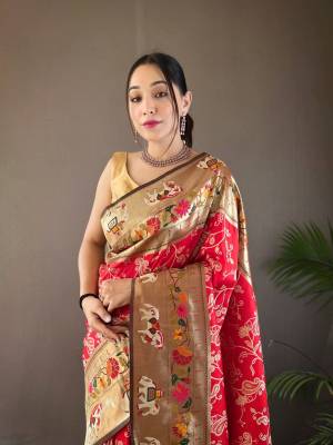 Look Pretty Wearing This Lovely Designer  Saree