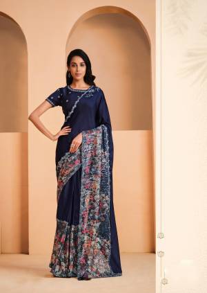 Shine Bright In This Beautiful Designer saree 