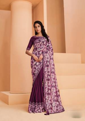 Shine Bright In This Beautiful Designer saree 