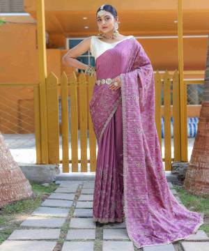 Shine Bright In This Beautiful Designer Readymade  saree 