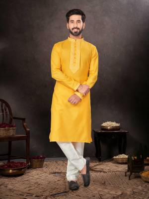 Shine Bright In This Designer Readymade Mens Wear Kurta Here